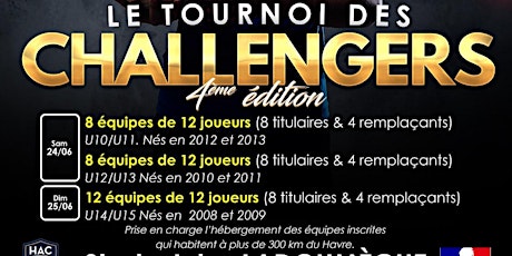Image principale de Le Tournoi des Challengers - 4ème édition