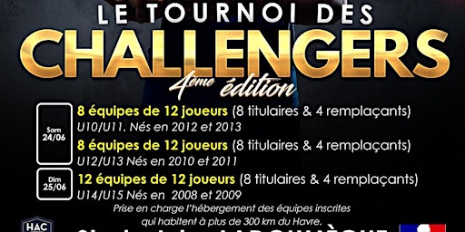 Le Tournoi des Challengers - 4ème édition primary image
