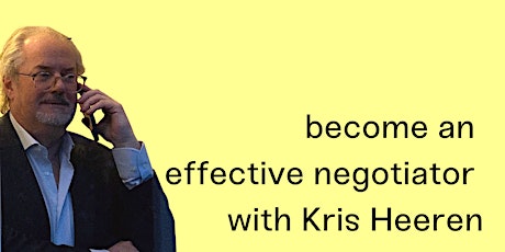 Primaire afbeelding van LUNCH & LEARN:  BECOME AN EFFECTIVE NEGOTIATOR BY KRIS HEEREN