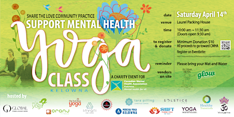 Share The Love Community Practice Support Mental Health Yoga Class  primary image