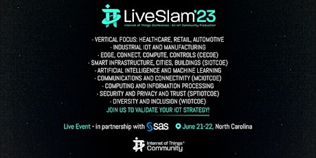 Imagen principal de IoT Slam Live 2023 Internet of Things Conference