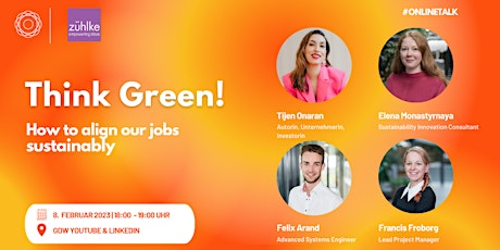 Think Green! How to align our jobs sustainably | GDW x Zühlke