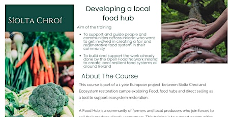 Online ERC sessions on creating local food systems