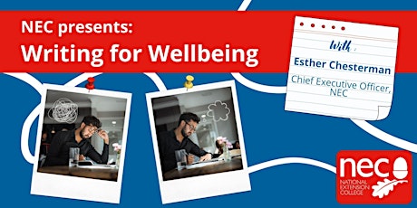 NEC Presents: Writing for Wellbeing