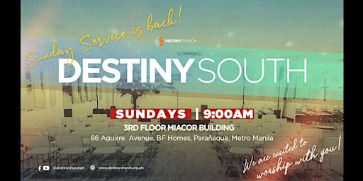 [Jan 29 - 9AM] Destiny South ONSITE Sunday Service