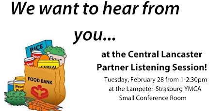 Central Lancaster Partner Listening Sessions