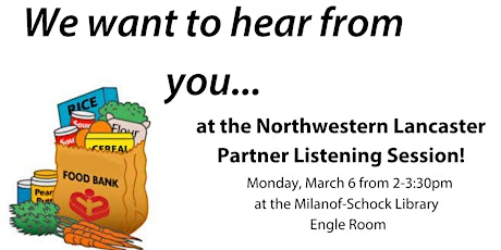 Lancaster City Partner Listening Sessions