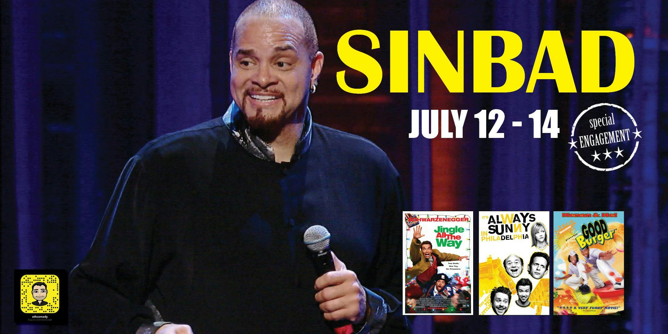 Comedian SINBAD Live at Off the hook comedy club Naples, Florida