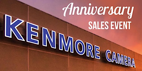Kenmore Camera Anniversary Sale