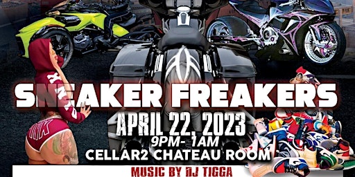 TakeOva Ryderz Motorcycle Club "Sneaker Freakers" 8th Anniversary Party
