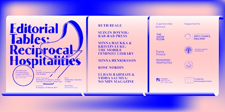 Editorial Tables: Reciprocal Hospitalities