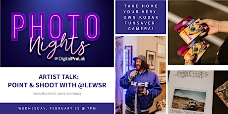Artist’s Talk: Point & Shoot with @lewsr