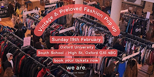 Oxford Vintage Second Life Fashion Pop-Up