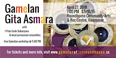 Gamelan Gita Asmara and Guests primary image