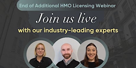 End of HMO Additional Licensing from February 2023 – Webinar