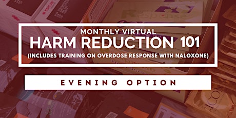 Virtual Harm Reduction 101 - Evening Option