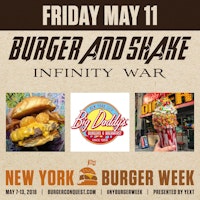 Burger and Shake Infinity War, NY Burger Week 2018