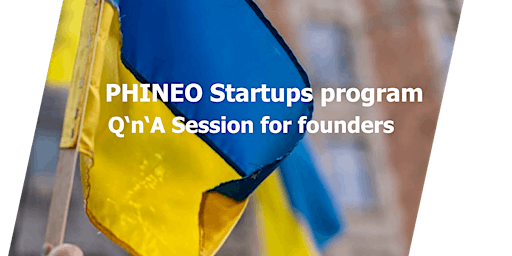 PHINEO Impact Startup Program - Online Q&A Session for founders
