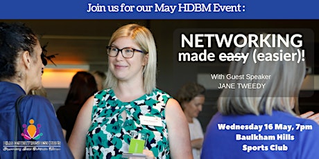 HDBM May Networking: Networking made easy (easier!) primary image