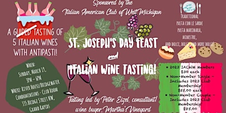 St. Joseph's Day Festa & Italian Wine Tasting