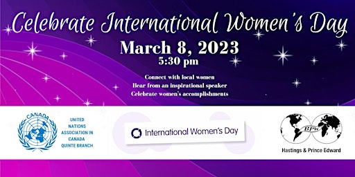 UNAC Quinte and BPW H&PE Celebrate International Women's Day