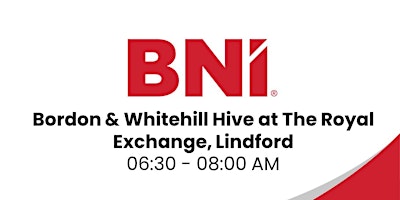 Primaire afbeelding van BNI Bordon Hive - Leading Business Networking Event in Bordon for Business