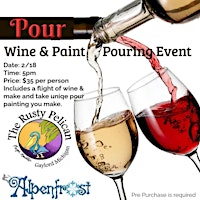 Alpenfrost Pour -wine and painting