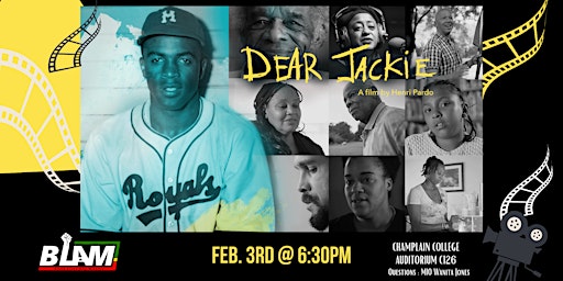 DEAR JACKIE - Movie Screening at Champlain College