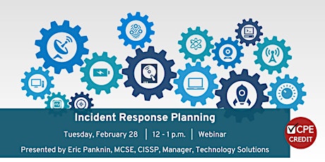 DMJPS Webinar: Incident Response Planning