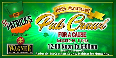 4th Annual Pub Crawl for a Cause primary image