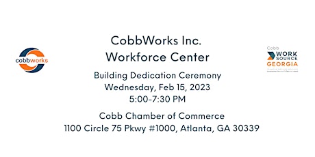 CobbWorks Building Dedication Ceremony