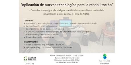 Imagen principal de Aplicación de nuevas tecnologías para la rehabilitación