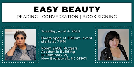 Easy Beauty | Reading, Conversation, Book Signing