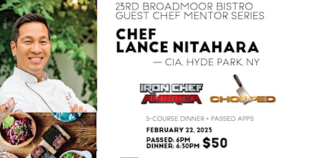 Guest Chef Dinner Series - Chef Lance Nitahara, Hyde Park, NY