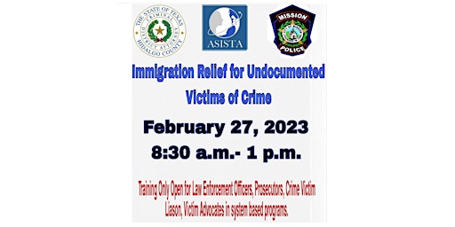 Immigration Relief for Undocumented Victims of Crime Training
