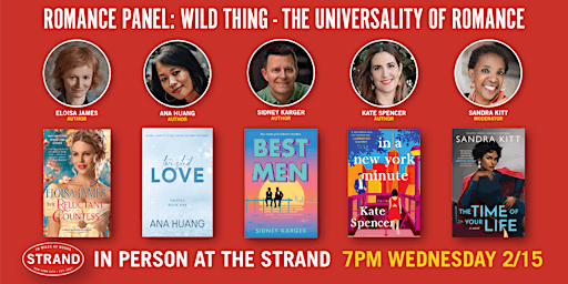Strand Romance Panel: Wild Thing -  The Universality of Romance