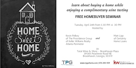 The Providence Group of Keller Williams - Free Homebuyer Seminar - April 2018 primary image