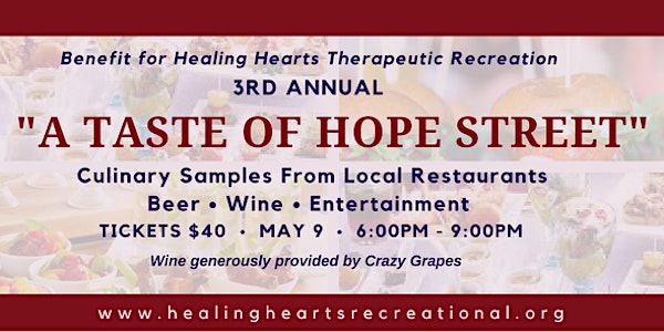 3rd Annual "A Taste of Hope Street"