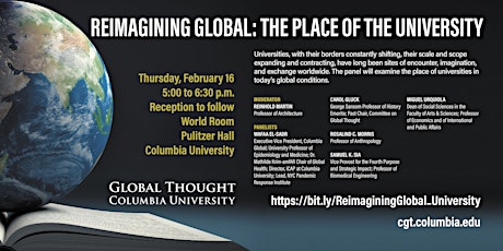Reimagining Global: The Place of the University