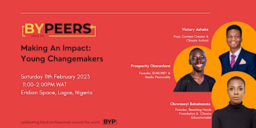 BY-Peers Lagos Presents Making an Impact: Young Changemakers