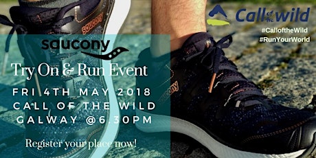 Saucony - Try On & Run in Call of the Wild Galway primary image