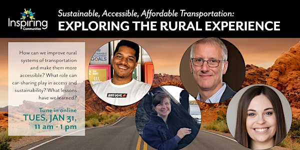 Sustainable, Accessible, Affordable Transportation: the Rural Experience