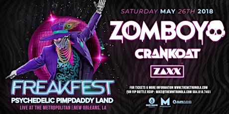 Freakfest Feat. Zomboy - NEW ORLEANS primary image