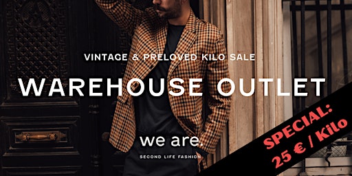 Warehouse Outlet Sale -  Vintage Kilo Pop-up -  Special 25 Euro / Kilo