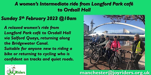 Joyriders Intermediate: Longford Park to  Ordsall Hall