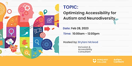 Optimizing Accessibility for Autism and Neurodiversity (Feb 28)