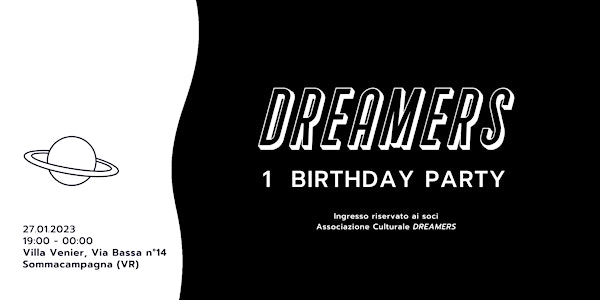 1° compleanno DREAMERS