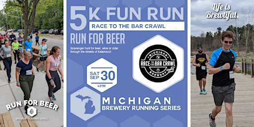 5k Beer Run x Race to the Bar Crawl | 2023 MI Brewery Running Series