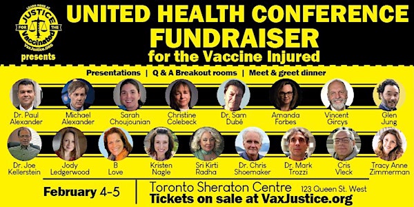Justice for the Vaccinated - United Health Conference Fundraiser
