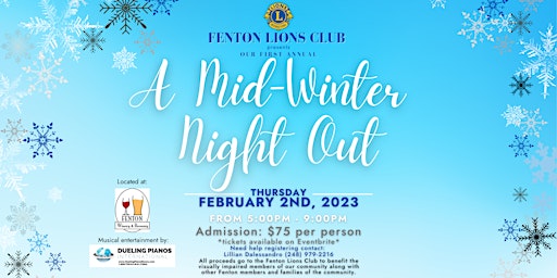 Fenton Lions Club presents: A Mid-Winter Night Out